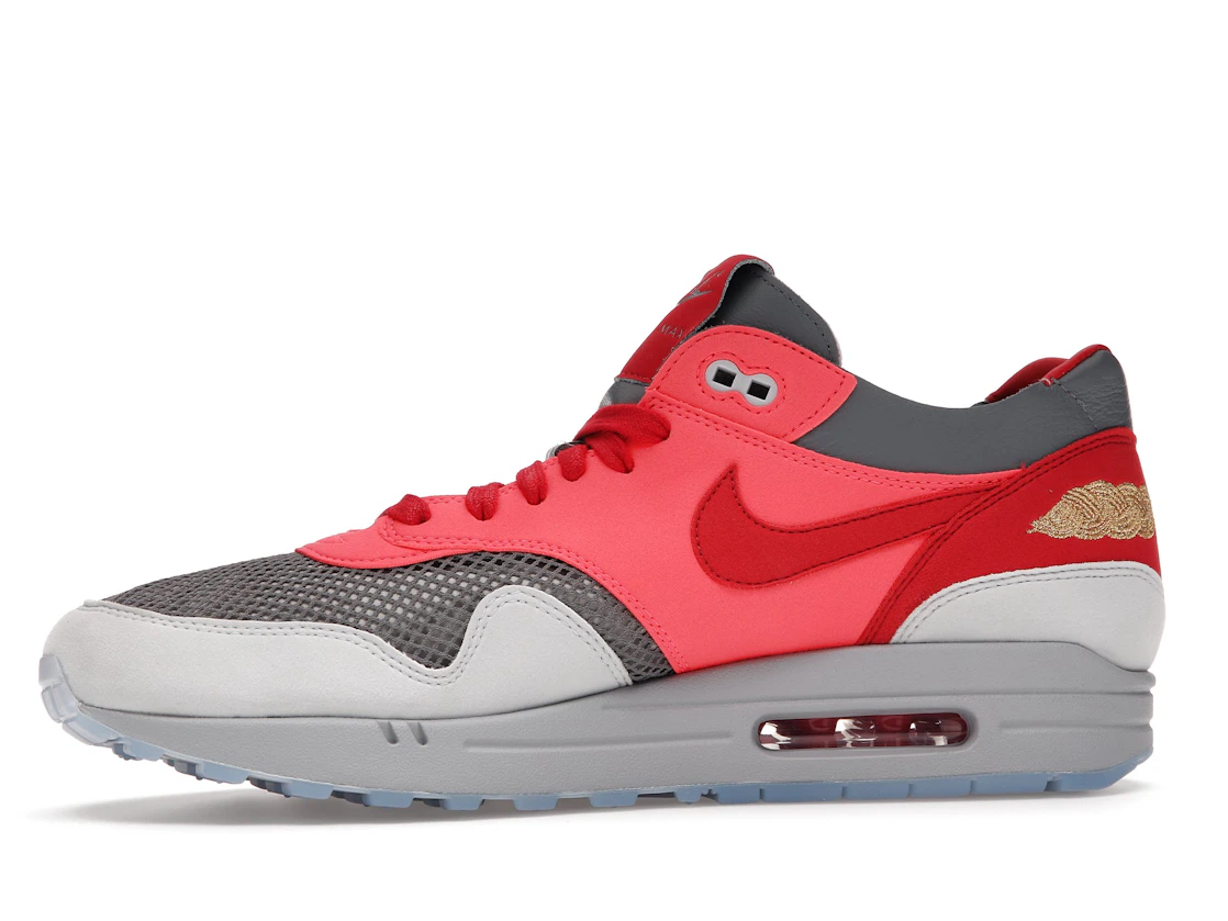 Vue 18 de Nike Air Max 1 CLOT Kiss of Death Solar Red