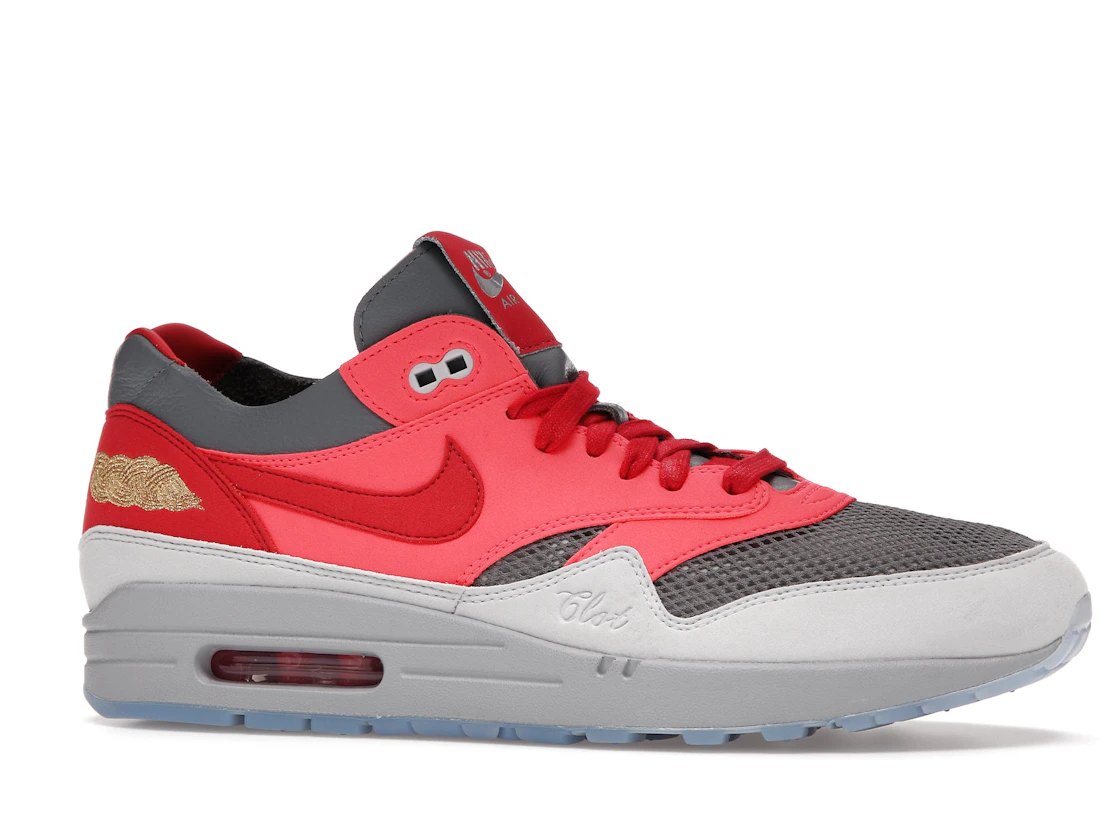 Vue 3 de Nike Air Max 1 CLOT Kiss of Death Solar Red