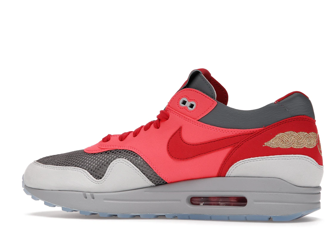 Vue 21 de Nike Air Max 1 CLOT Kiss of Death Solar Red