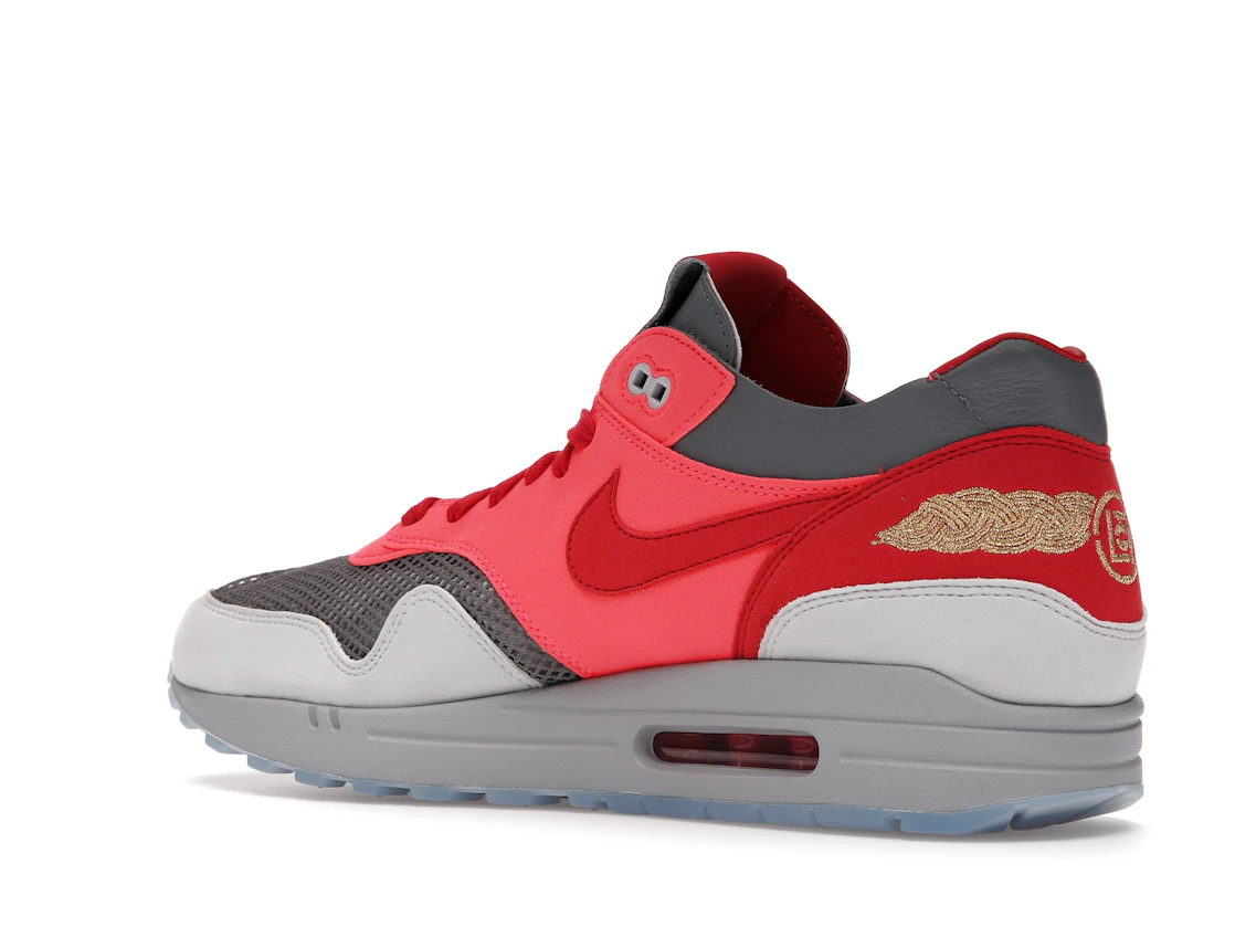 Vue 23 de Nike Air Max 1 CLOT Kiss of Death Solar Red