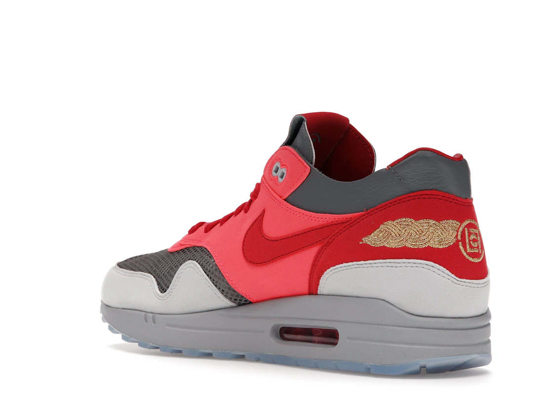 Vue 24 de Nike Air Max 1 CLOT Kiss of Death Solar Red