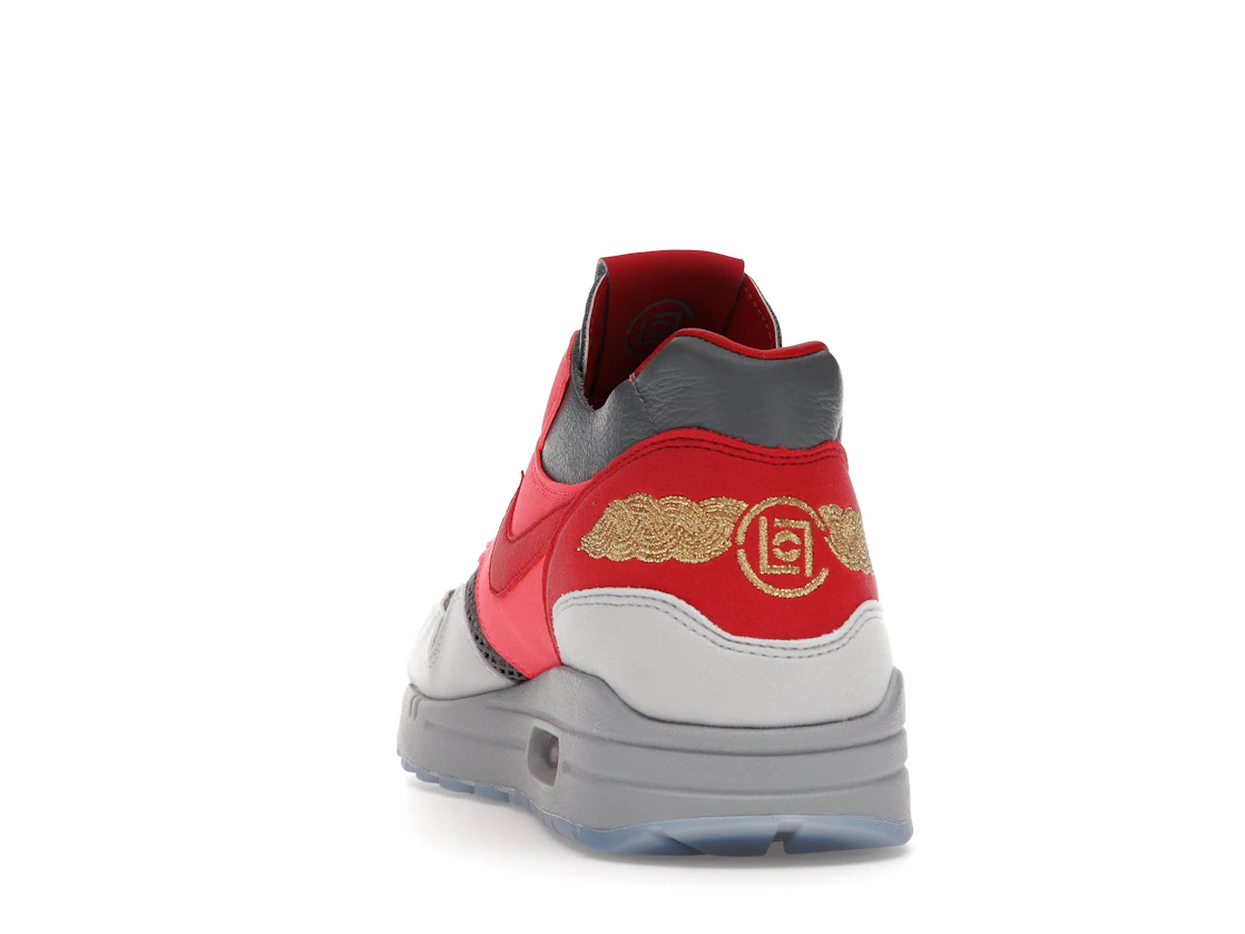Vue 27 de Nike Air Max 1 CLOT Kiss of Death Solar Red