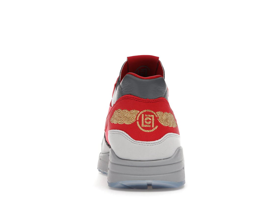 Vue 28 de Nike Air Max 1 CLOT Kiss of Death Solar Red
