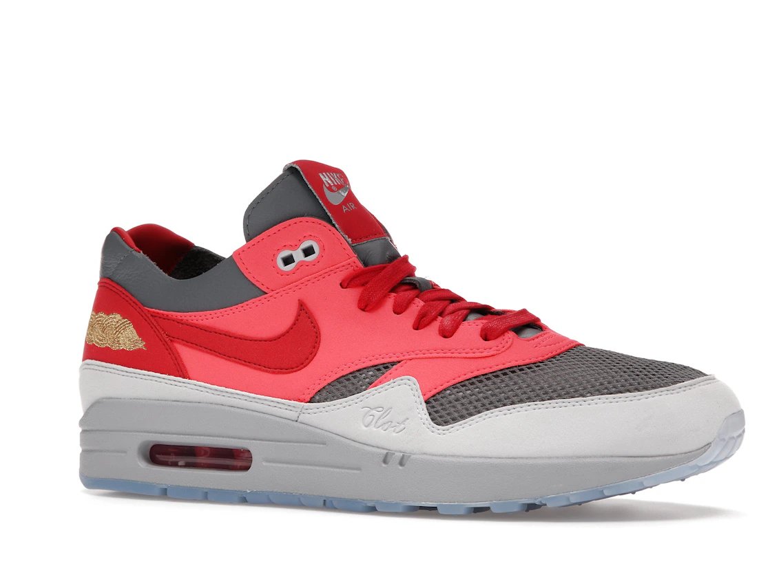 Vue 4 de Nike Air Max 1 CLOT Kiss of Death Solar Red