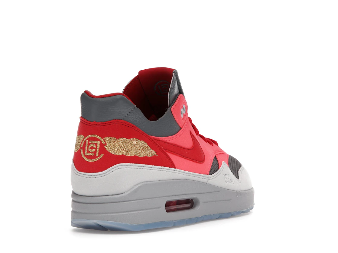Vue 31 de Nike Air Max 1 CLOT Kiss of Death Solar Red