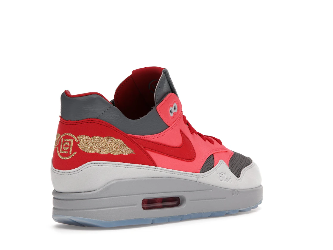 Vue 32 de Nike Air Max 1 CLOT Kiss of Death Solar Red