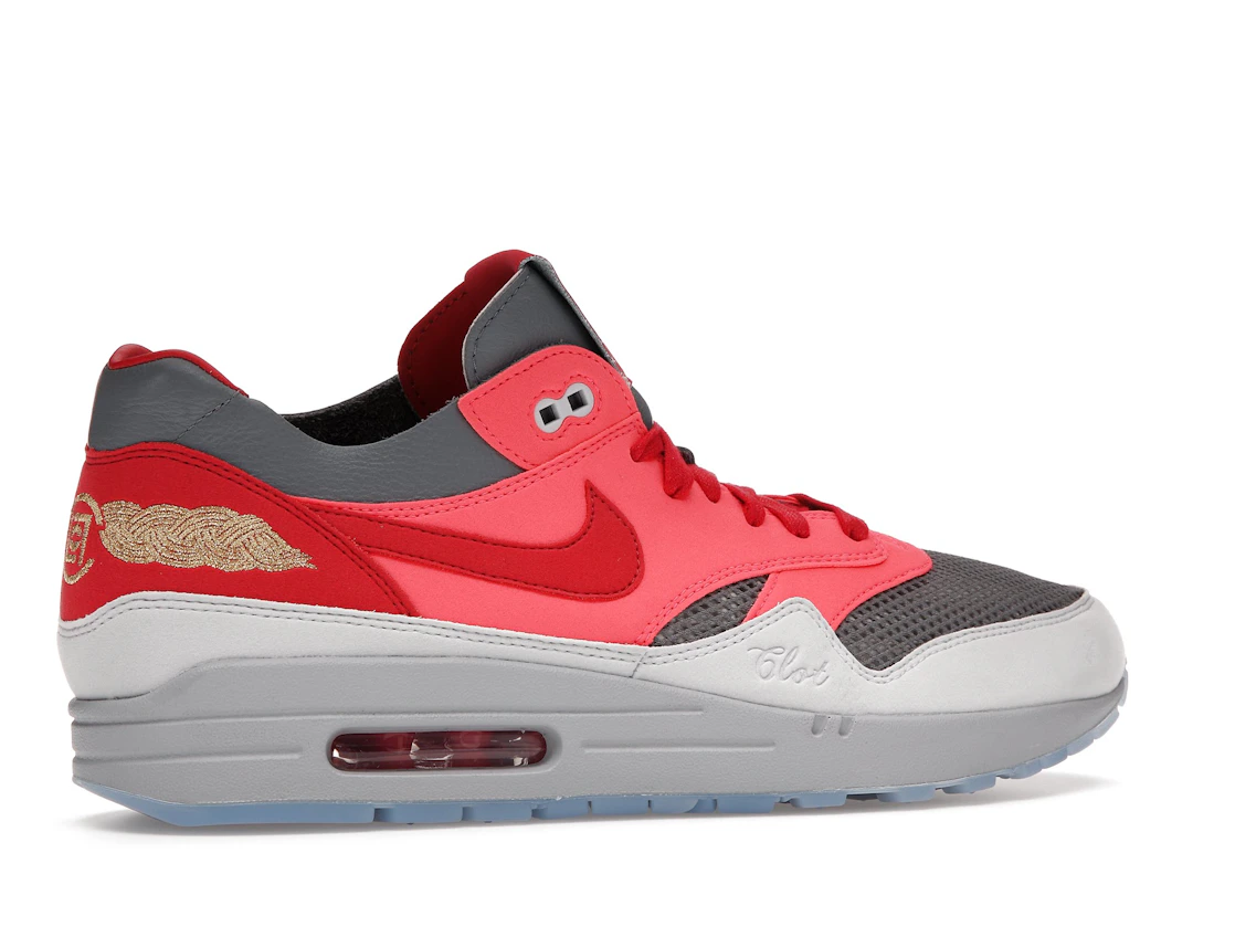 Vue 35 de Nike Air Max 1 CLOT Kiss of Death Solar Red