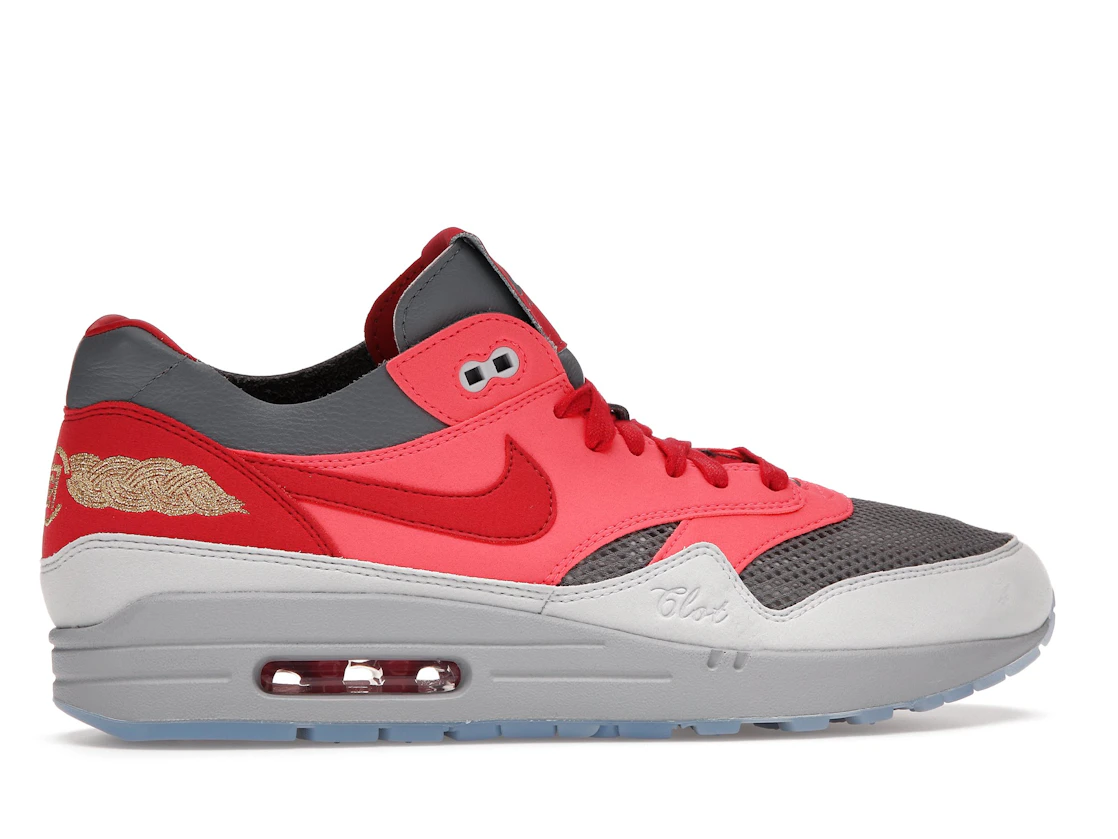 Vue 36 de Nike Air Max 1 CLOT Kiss of Death Solar Red