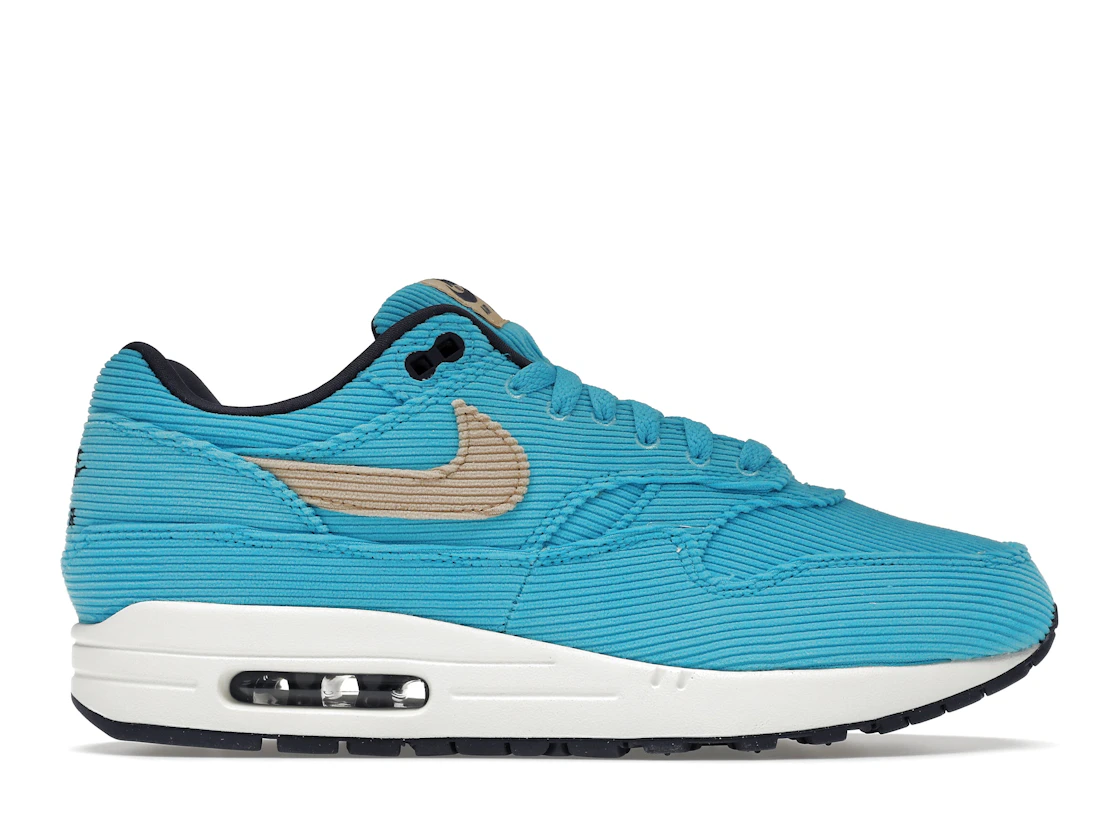 Vue 1 de Nike Air Max 1 Corduroy Baltic Blue