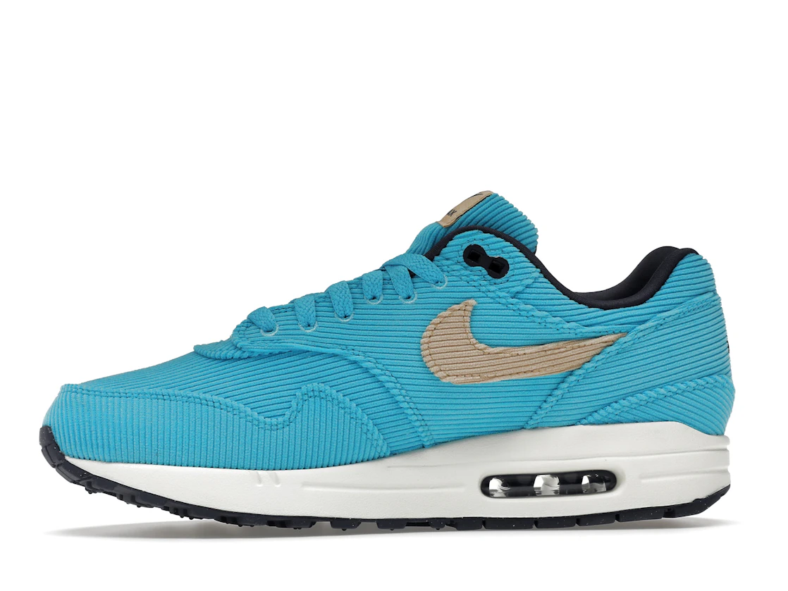 Vue 18 de Nike Air Max 1 Corduroy Baltic Blue