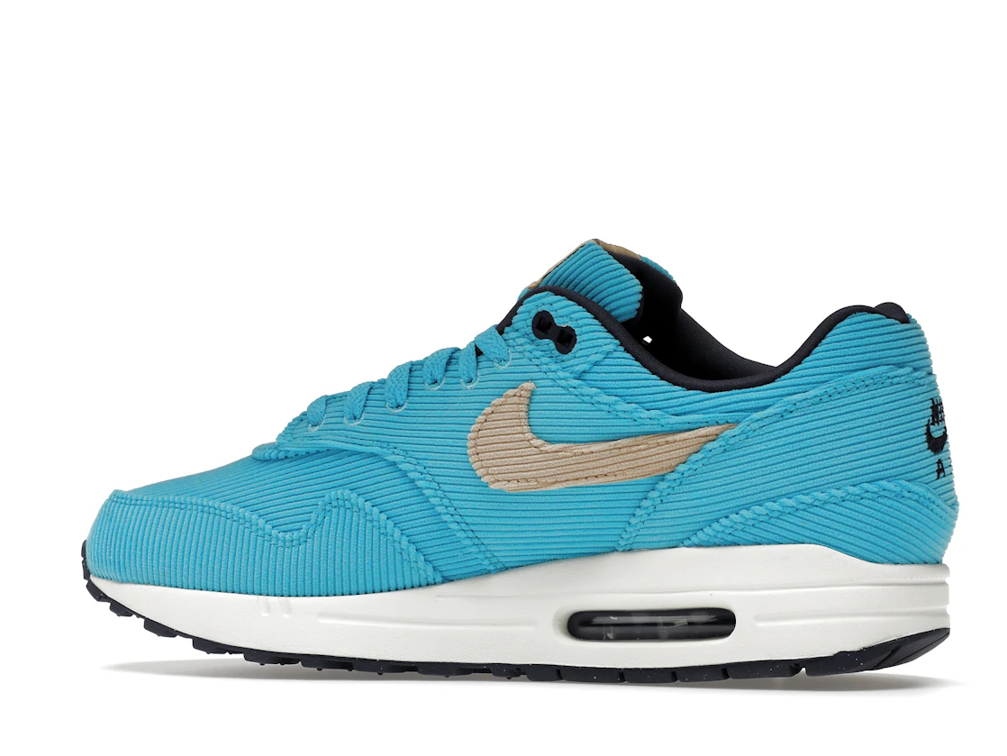 Vue 21 de Nike Air Max 1 Corduroy Baltic Blue