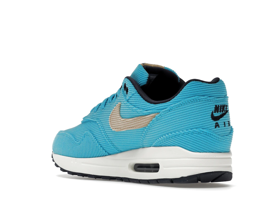 Vue 24 de Nike Air Max 1 Corduroy Baltic Blue