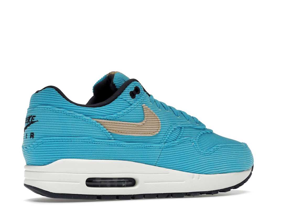 Vue 34 de Nike Air Max 1 Corduroy Baltic Blue