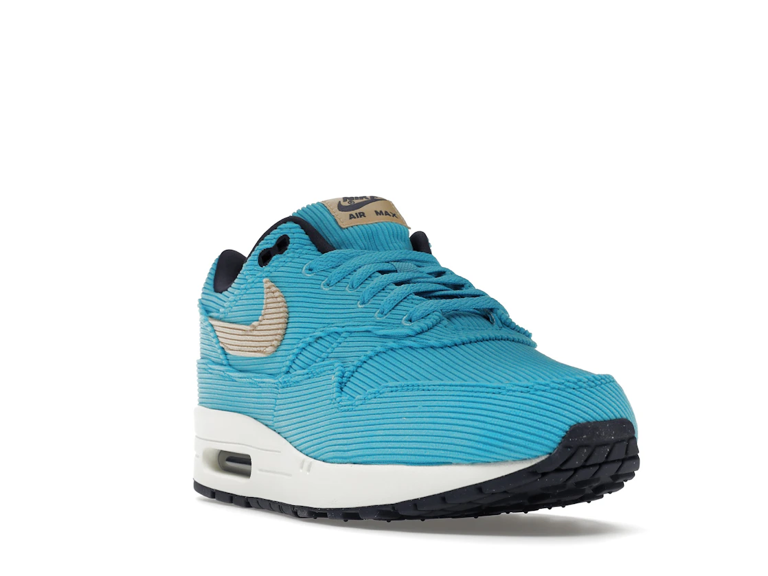 Vue 7 de Nike Air Max 1 Corduroy Baltic Blue