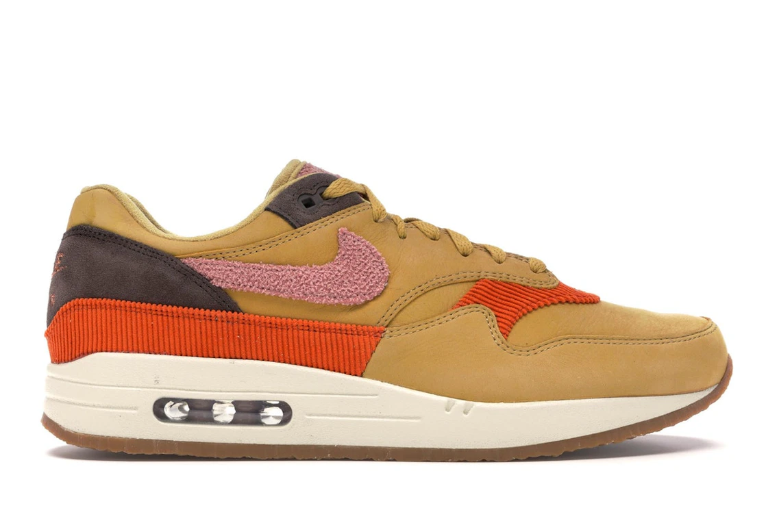Vue 1 de Nike Air Max 1 Crepe Wheat Gold Rust Pink