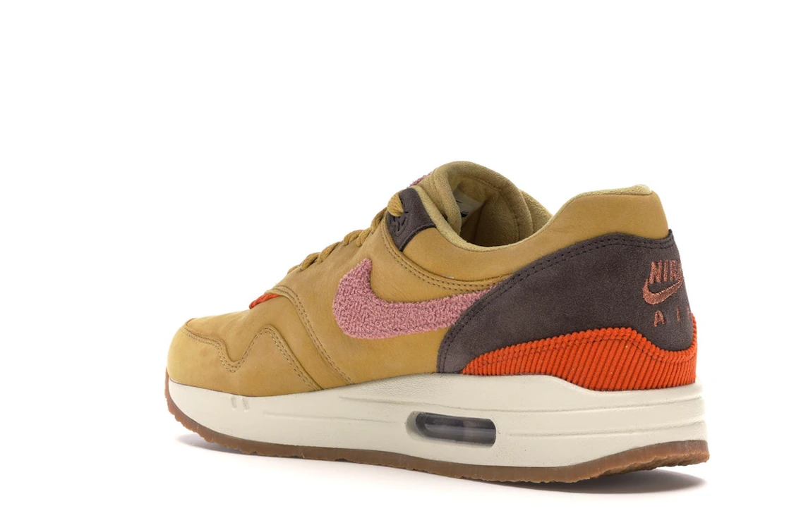 Vue 24 de Nike Air Max 1 Crepe Wheat Gold Rust Pink
