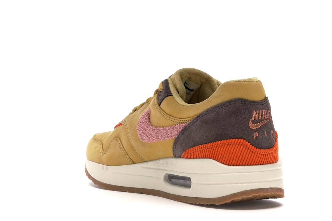 Vue 25 de Nike Air Max 1 Crepe Wheat Gold Rust Pink