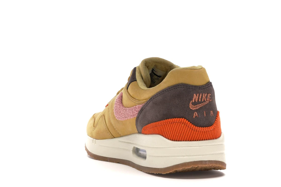 Vue 26 de Nike Air Max 1 Crepe Wheat Gold Rust Pink