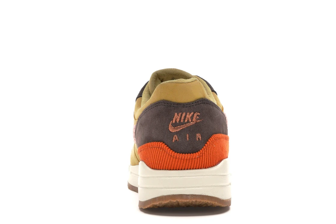 Vue 28 de Nike Air Max 1 Crepe Wheat Gold Rust Pink