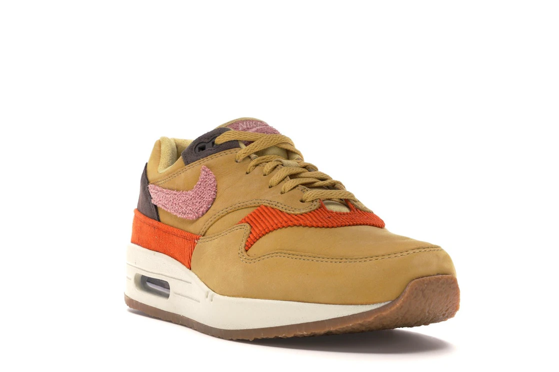 Vue 7 de Nike Air Max 1 Crepe Wheat Gold Rust Pink