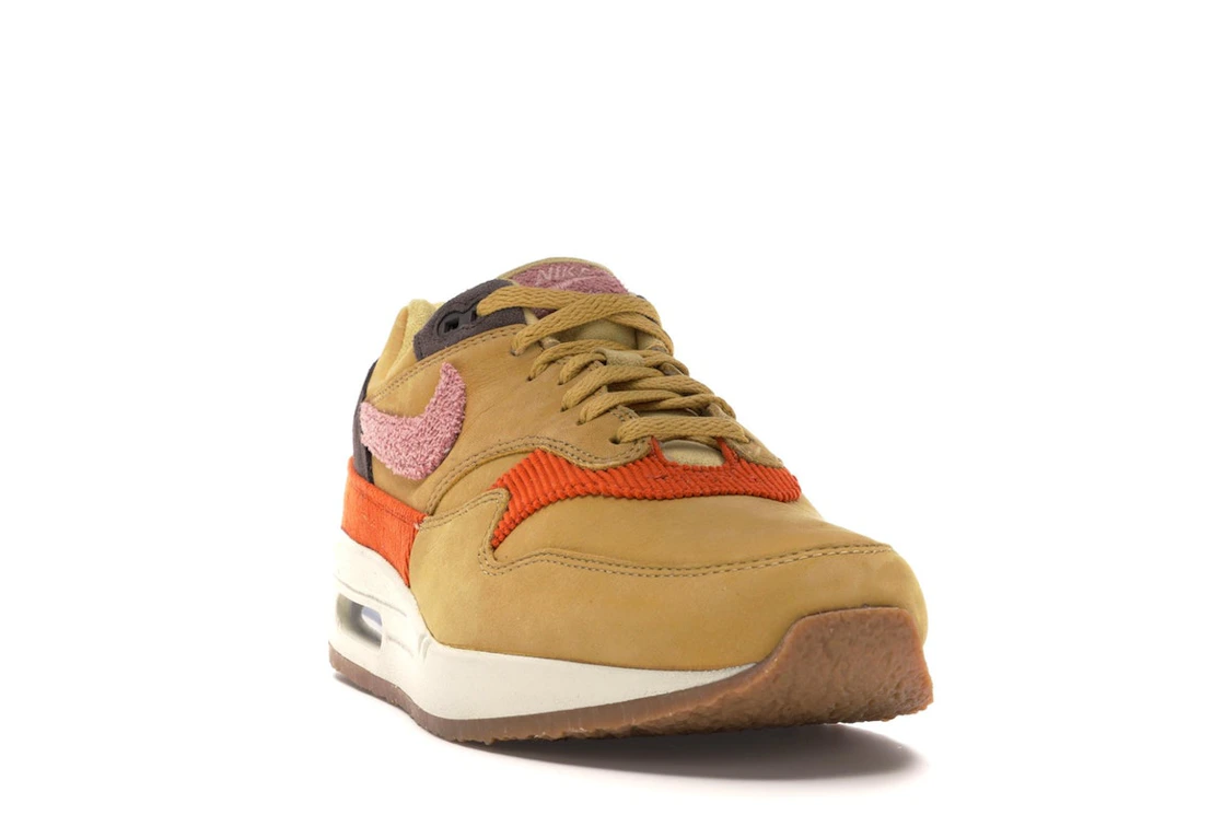 Vue 8 de Nike Air Max 1 Crepe Wheat Gold Rust Pink