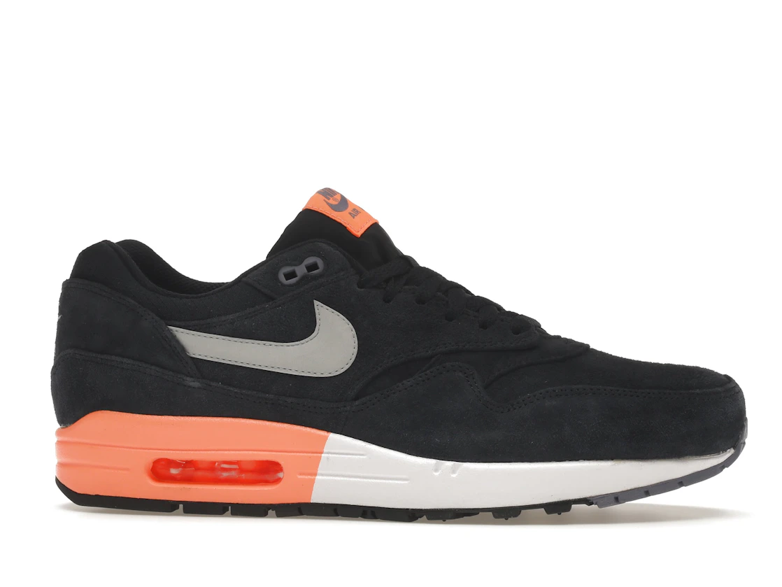 Vue 2 de Nike Air Max 1 Dark Obsidian Atomic Orange