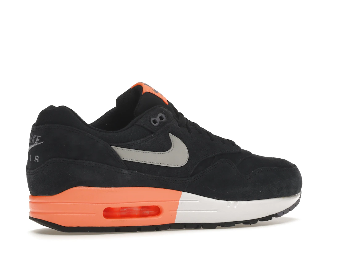 Vue 34 de Nike Air Max 1 Dark Obsidian Atomic Orange