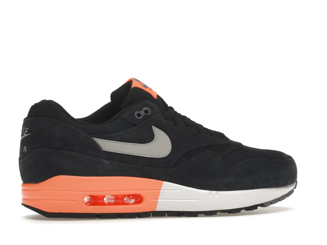 Vue 35 de Nike Air Max 1 Dark Obsidian Atomic Orange