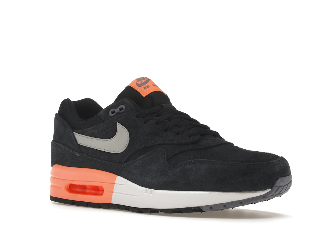 Vue 5 de Nike Air Max 1 Dark Obsidian Atomic Orange