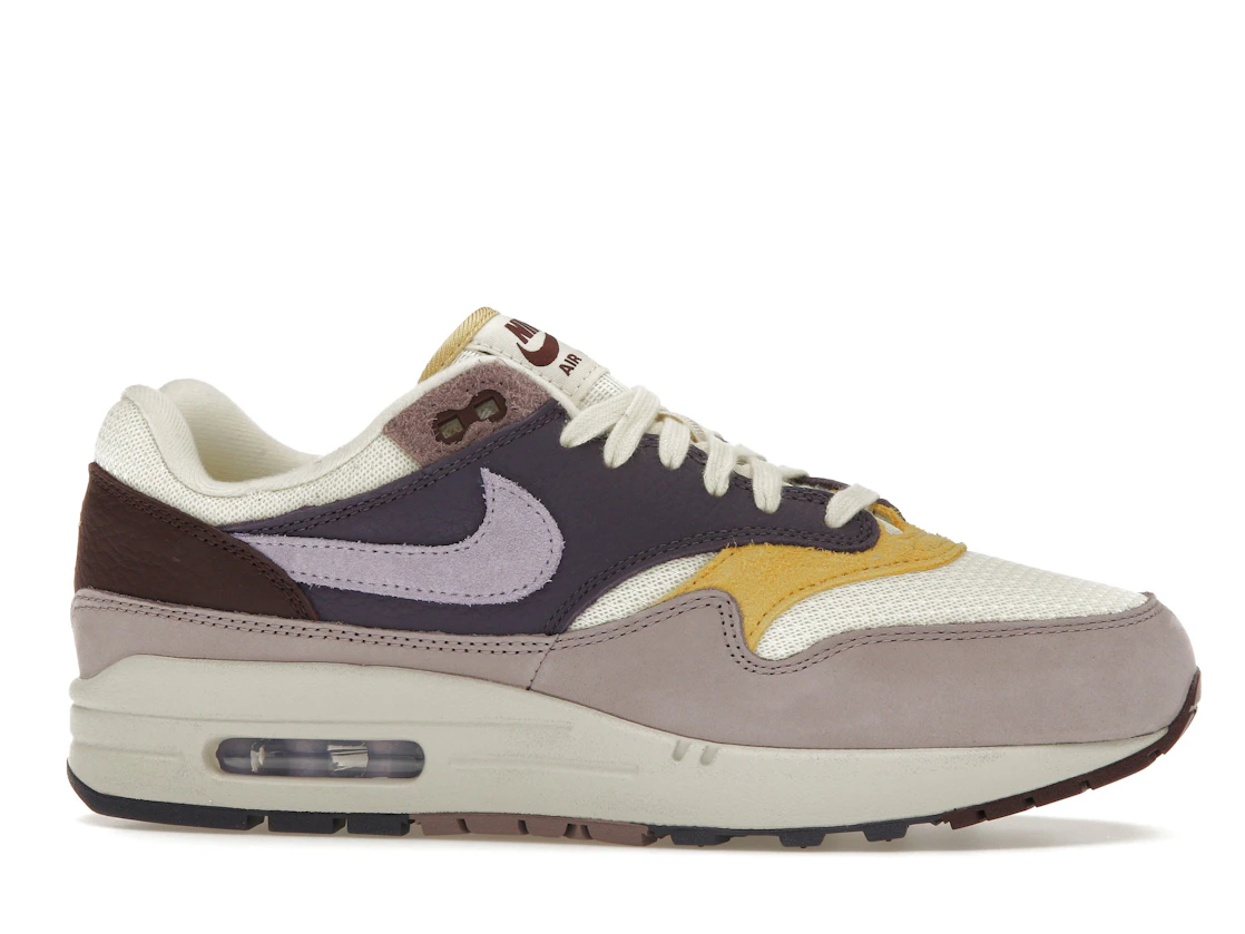 Vue 2 de Nike Air Max 1 Dark Raisin Hydrangeas 