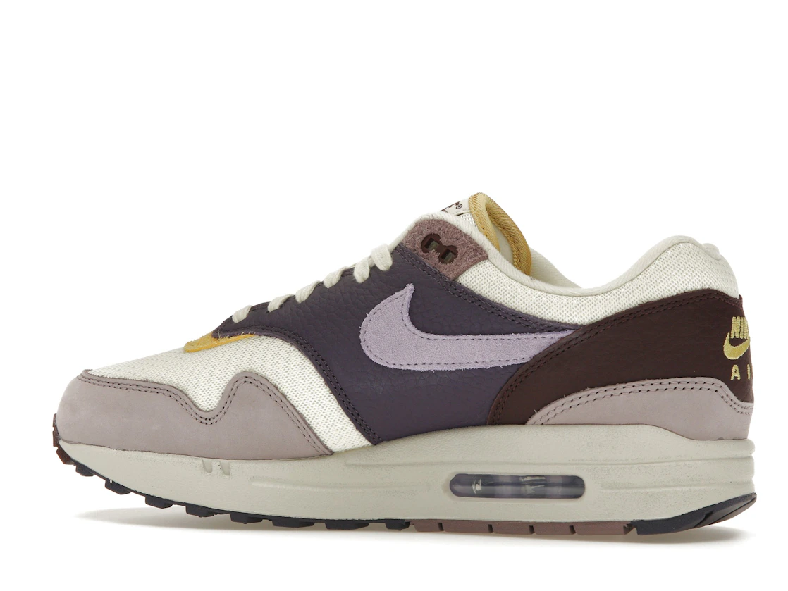 Vue 21 de Nike Air Max 1 Dark Raisin Hydrangeas 