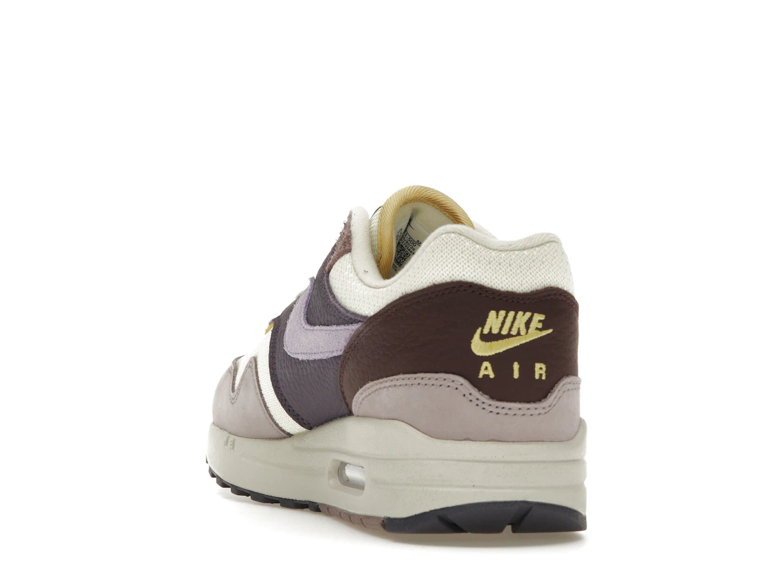 Vue 26 de Nike Air Max 1 Dark Raisin Hydrangeas 