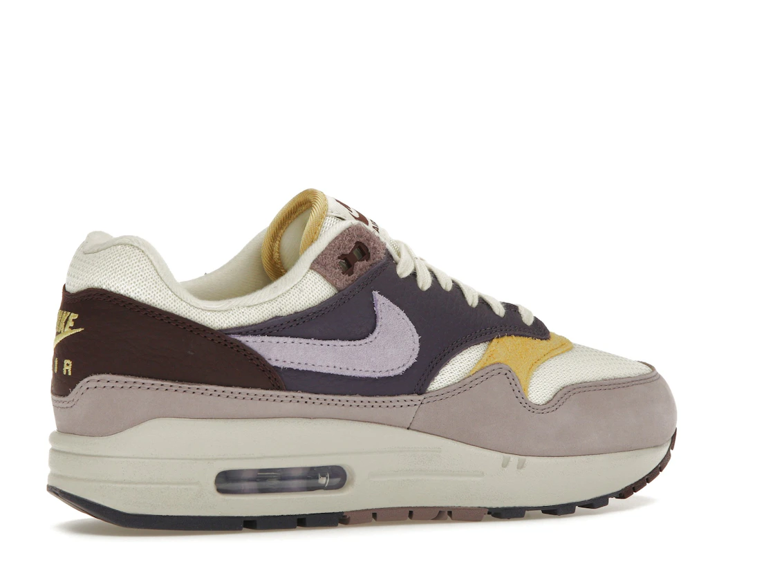 Vue 34 de Nike Air Max 1 Dark Raisin Hydrangeas 