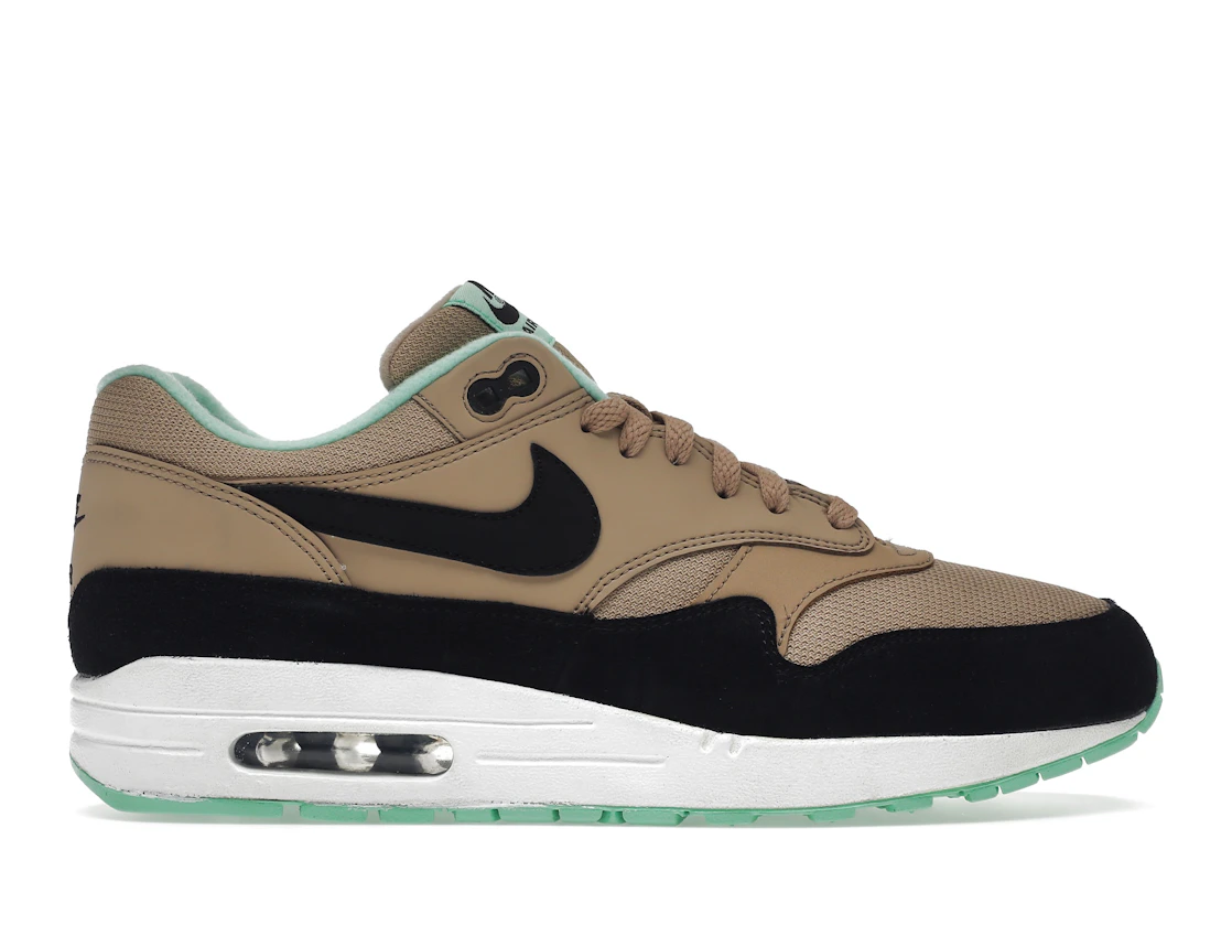Vue 1 de Nike Air Max 1 Desert Black Green Glow 