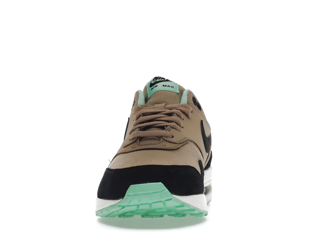 Vue 11 de Nike Air Max 1 Desert Black Green Glow 