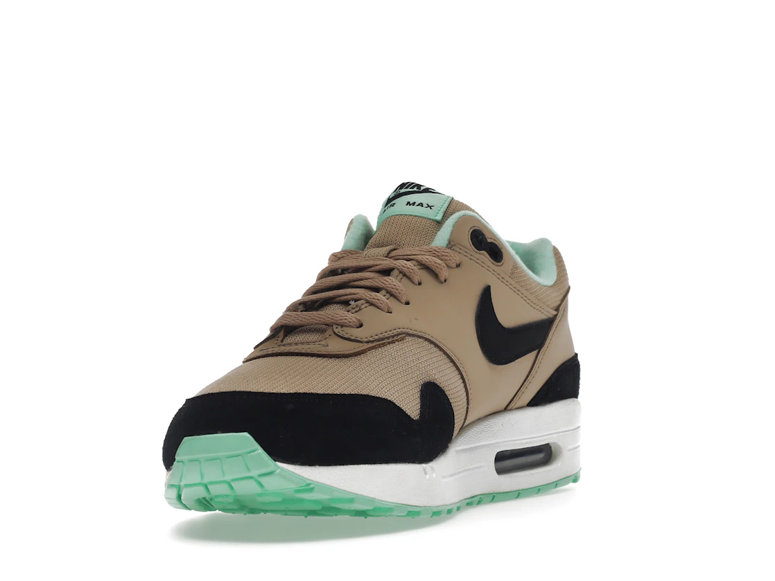 Vue 13 de Nike Air Max 1 Desert Black Green Glow 