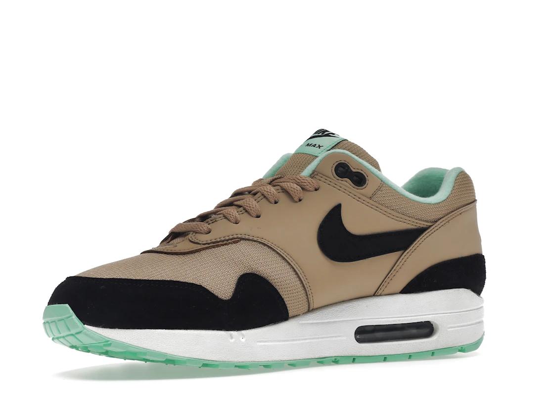 Vue 16 de Nike Air Max 1 Desert Black Green Glow 