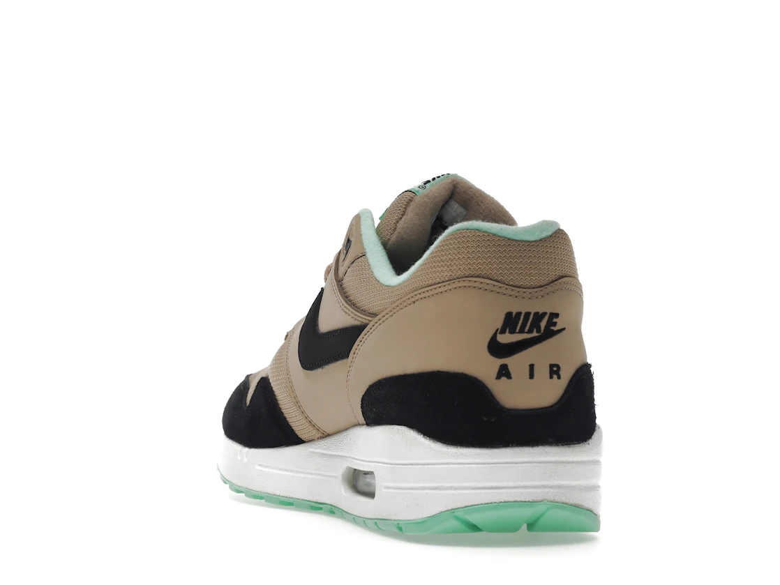 Vue 26 de Nike Air Max 1 Desert Black Green Glow 