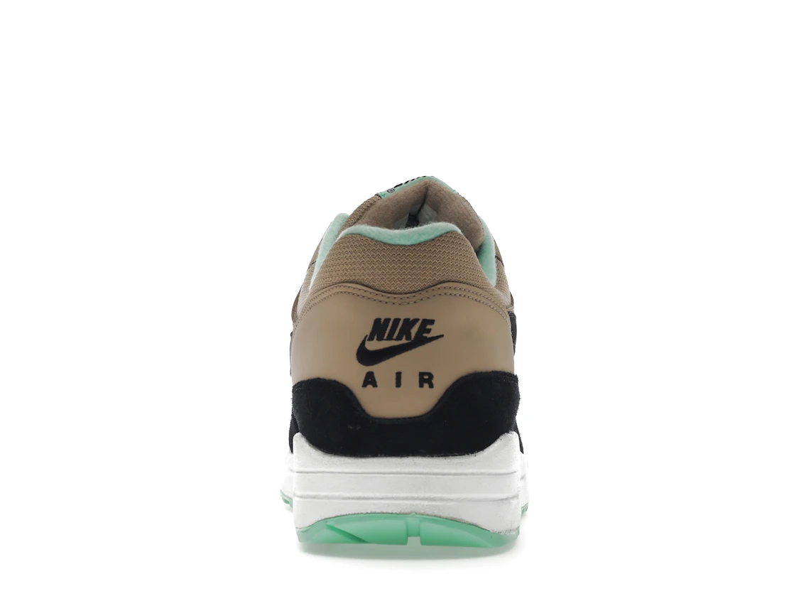 Vue 28 de Nike Air Max 1 Desert Black Green Glow 