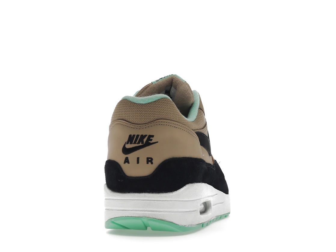 Vue 29 de Nike Air Max 1 Desert Black Green Glow 