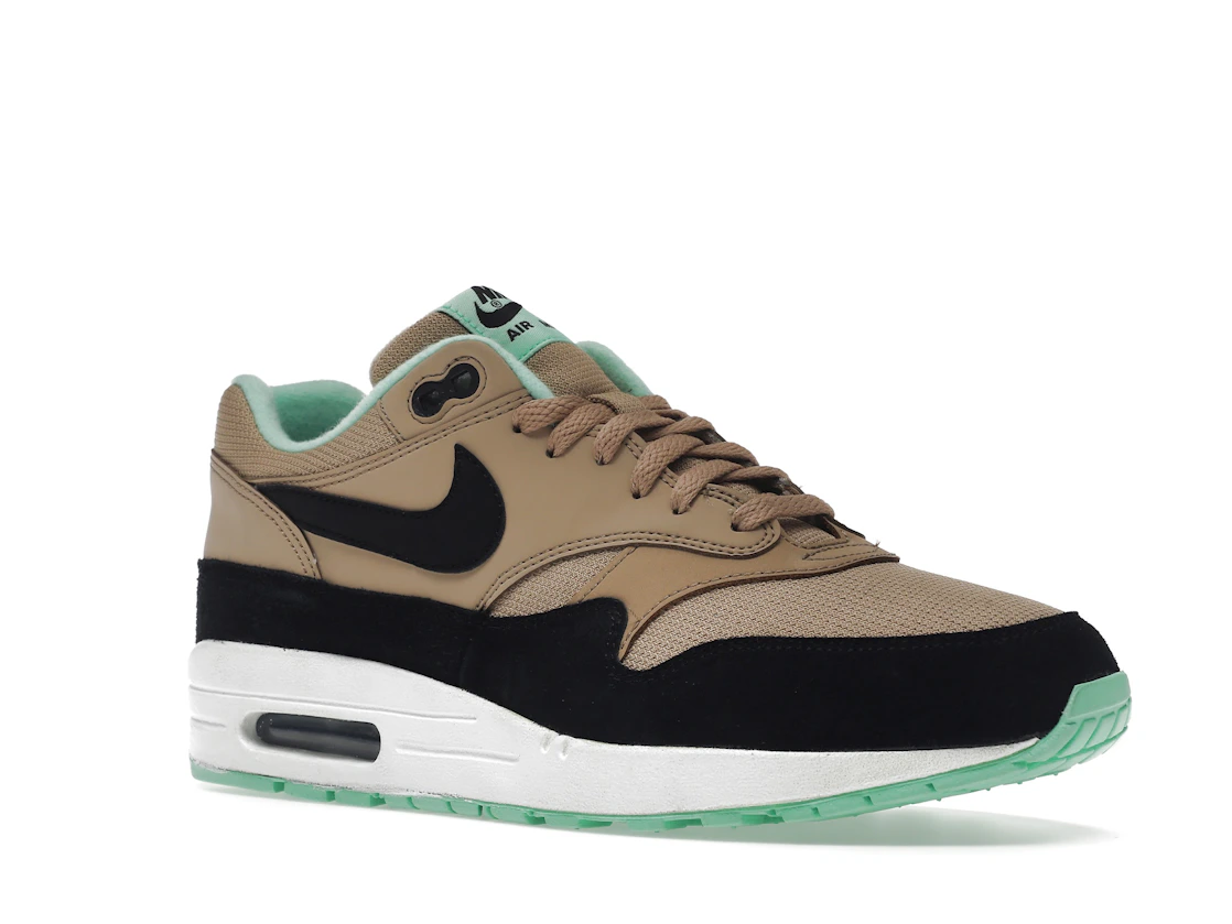 Vue 5 de Nike Air Max 1 Desert Black Green Glow 