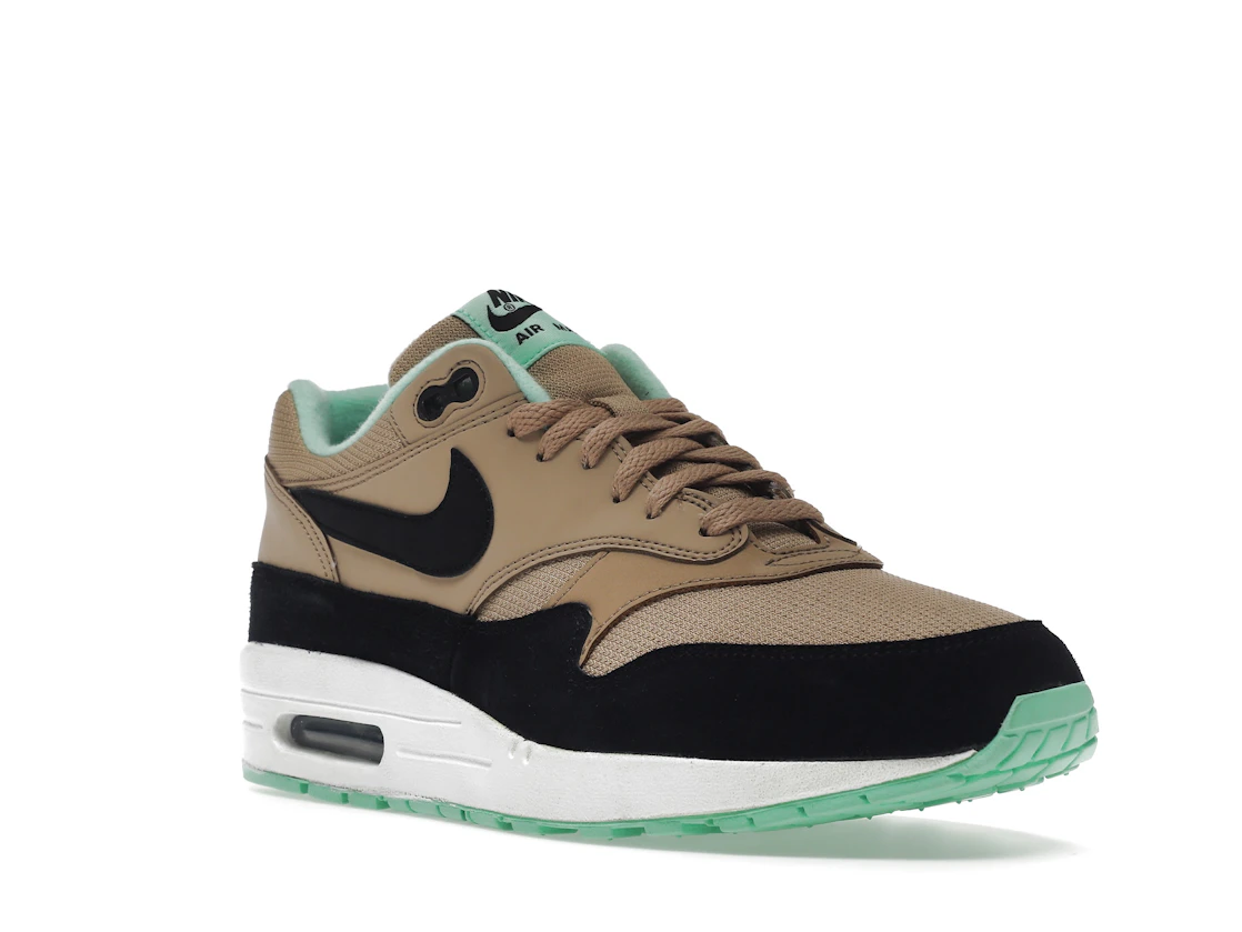 Vue 6 de Nike Air Max 1 Desert Black Green Glow 