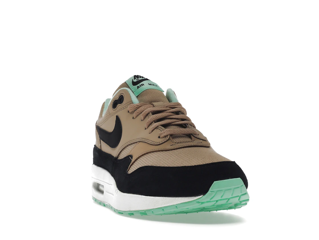 Vue 8 de Nike Air Max 1 Desert Black Green Glow 