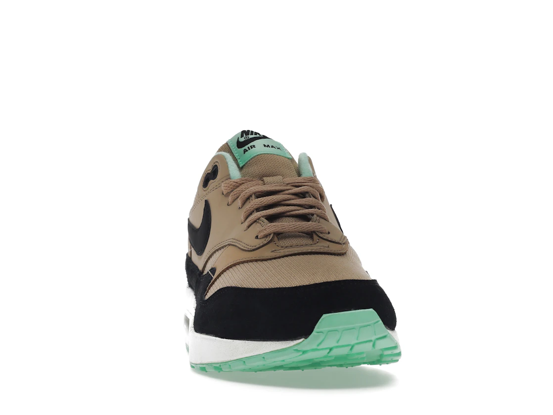 Vue 9 de Nike Air Max 1 Desert Black Green Glow 