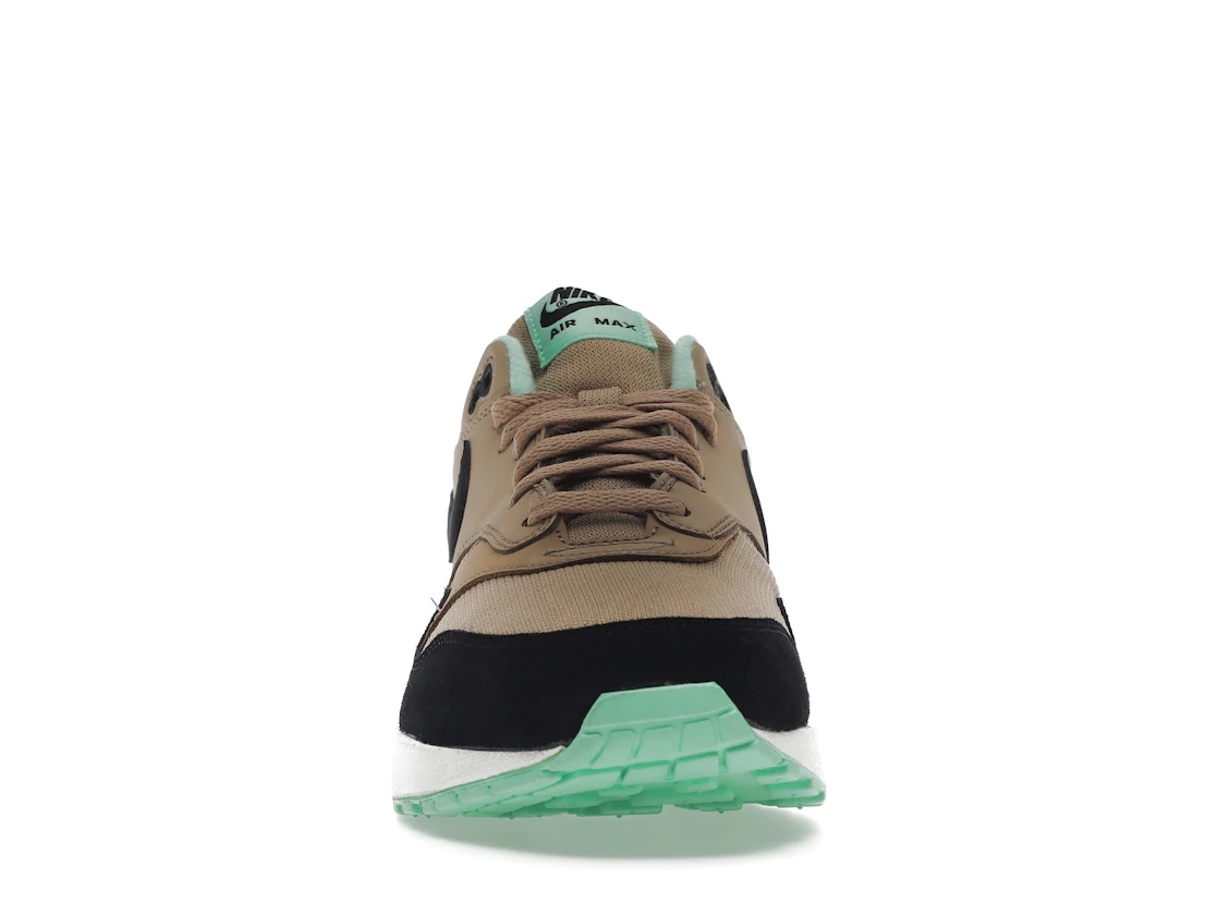 Vue 10 de Nike Air Max 1 Desert Black Green Glow 