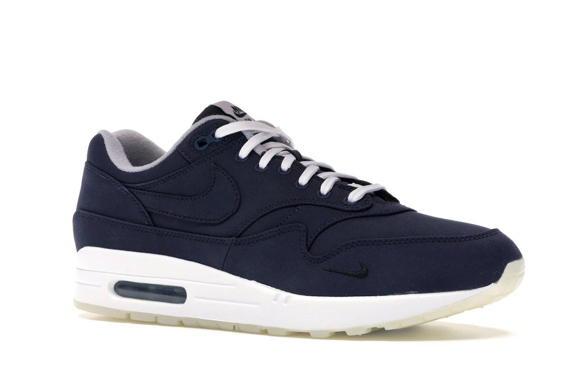 Vue 4 de Nike Air Max 1 Dover Street Market Ventile (Brave Blue)