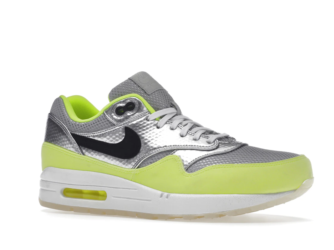 Vue 4 de Nike Air Max 1 FB Silver Volt