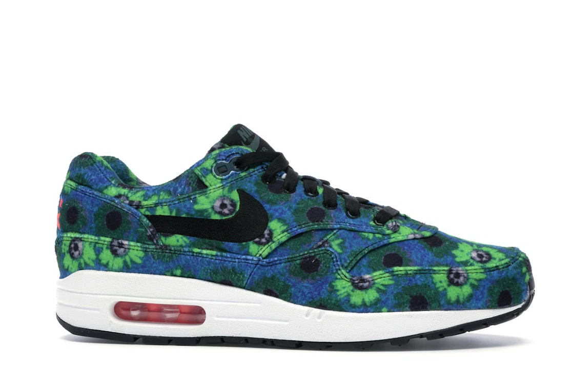 Vue 2 de Nike Air Max 1 Floral Mowabb Volt
