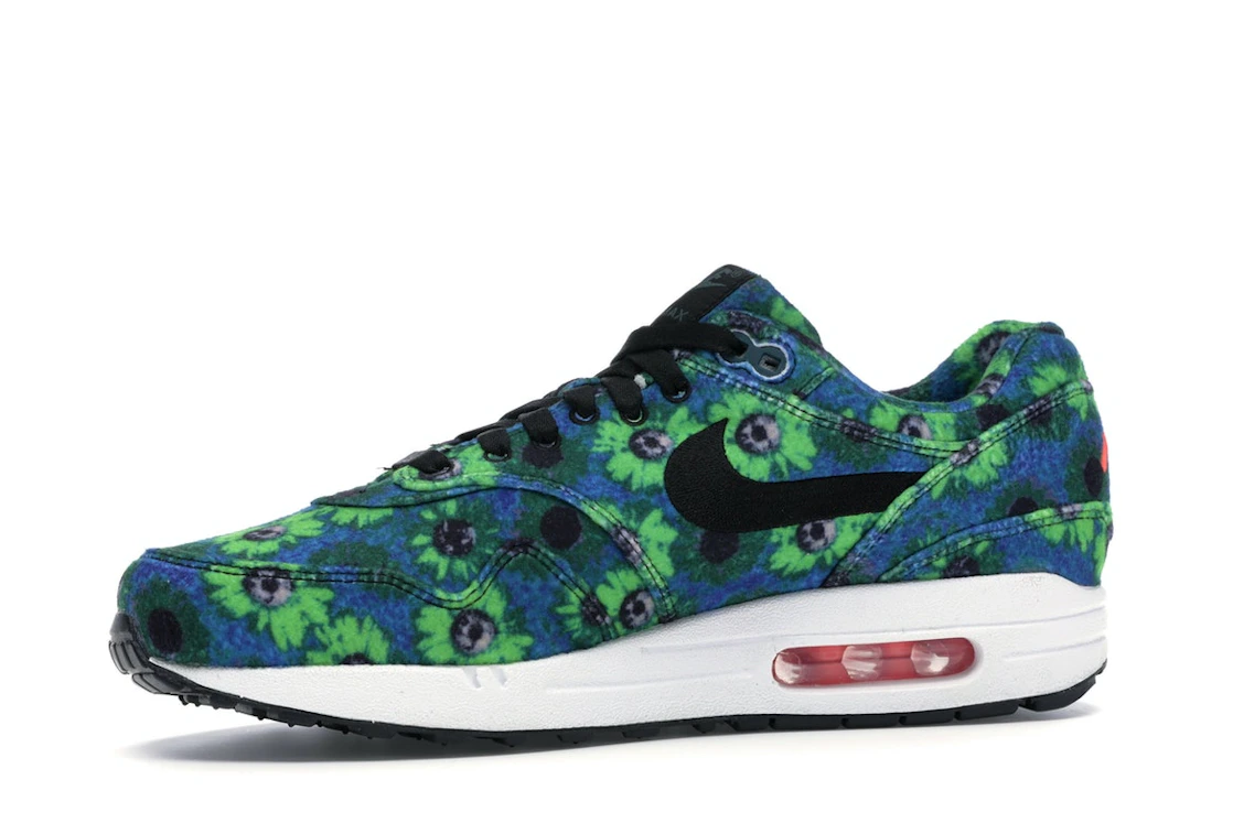 Vue 17 de Nike Air Max 1 Floral Mowabb Volt
