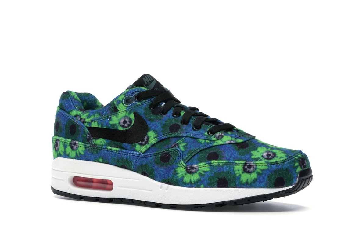 Vue 4 de Nike Air Max 1 Floral Mowabb Volt